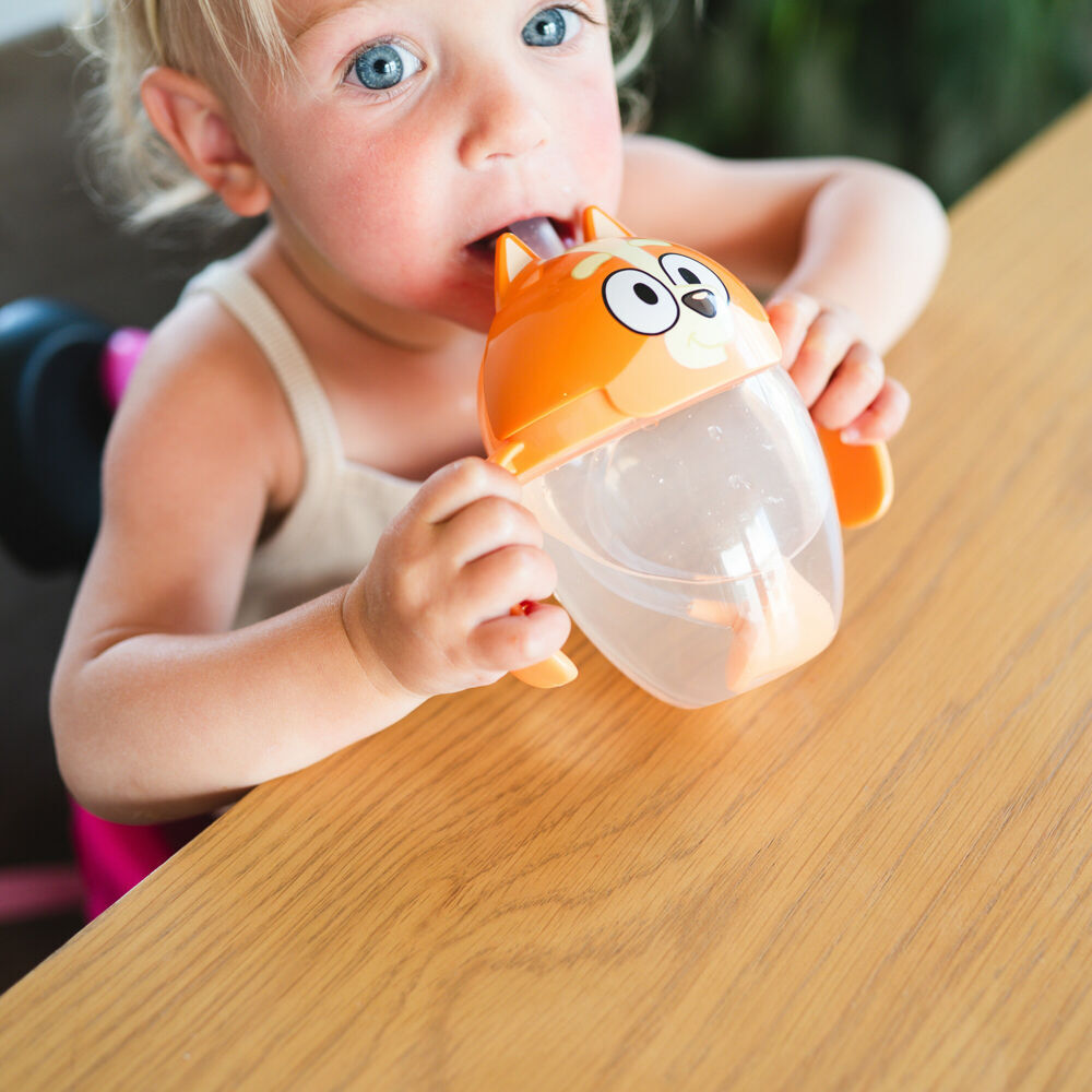 4PK The First Years Bingo Weighted Straw Trainer/Sippy Cup 207ml 6 Months+