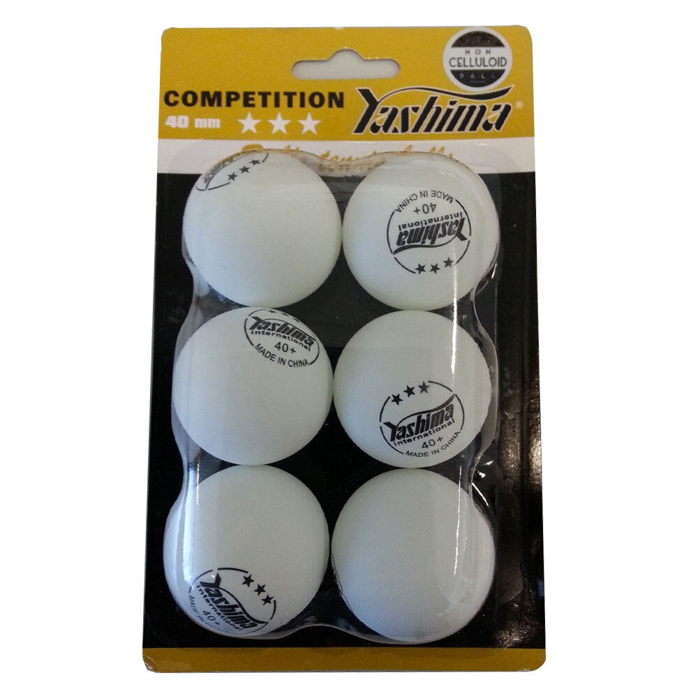 2PK Yashima 3 Star ITTF Approved Table Tennis Balls - White