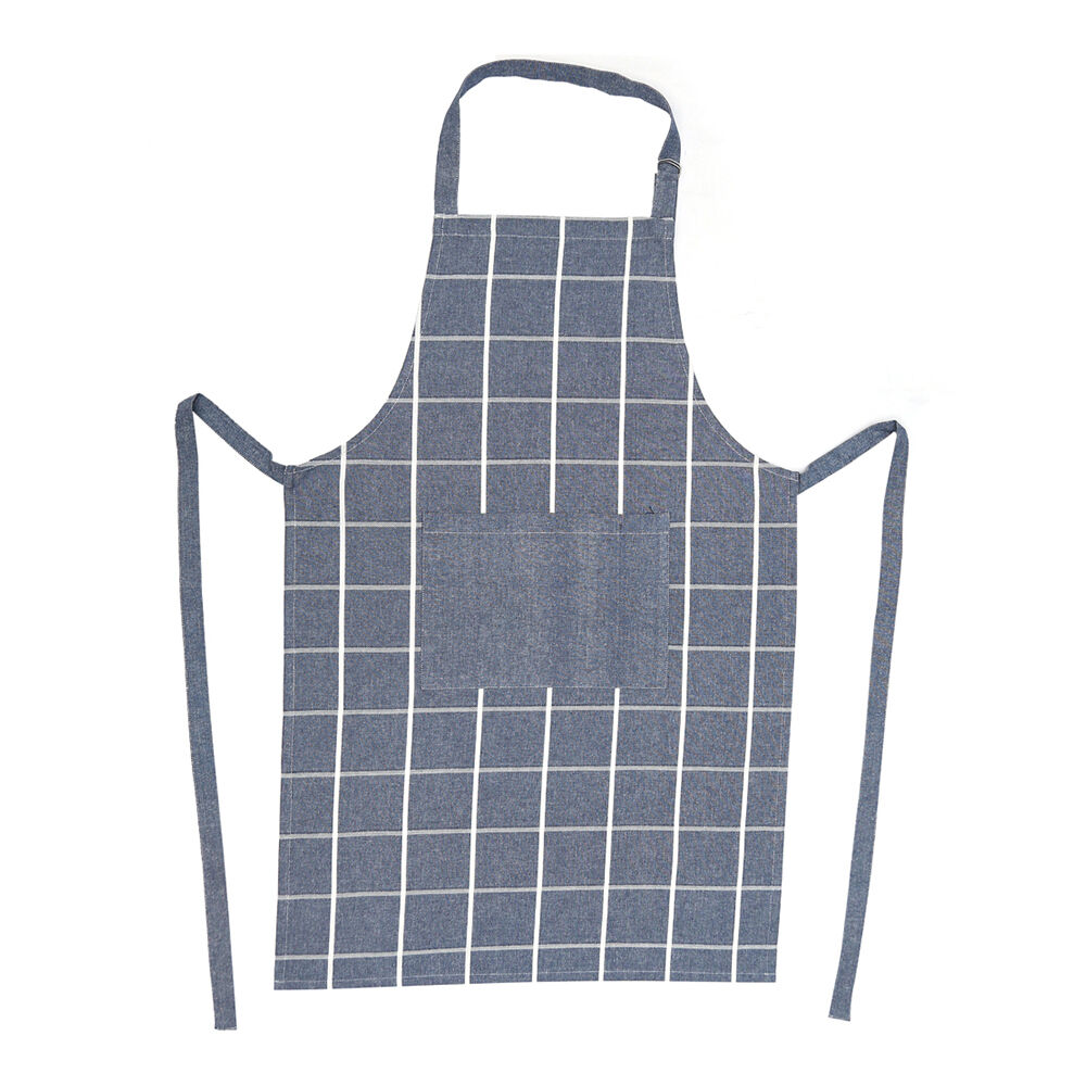 NF Home & Entertaining Essentials Greenland Apron 60x90cm Checked Blue