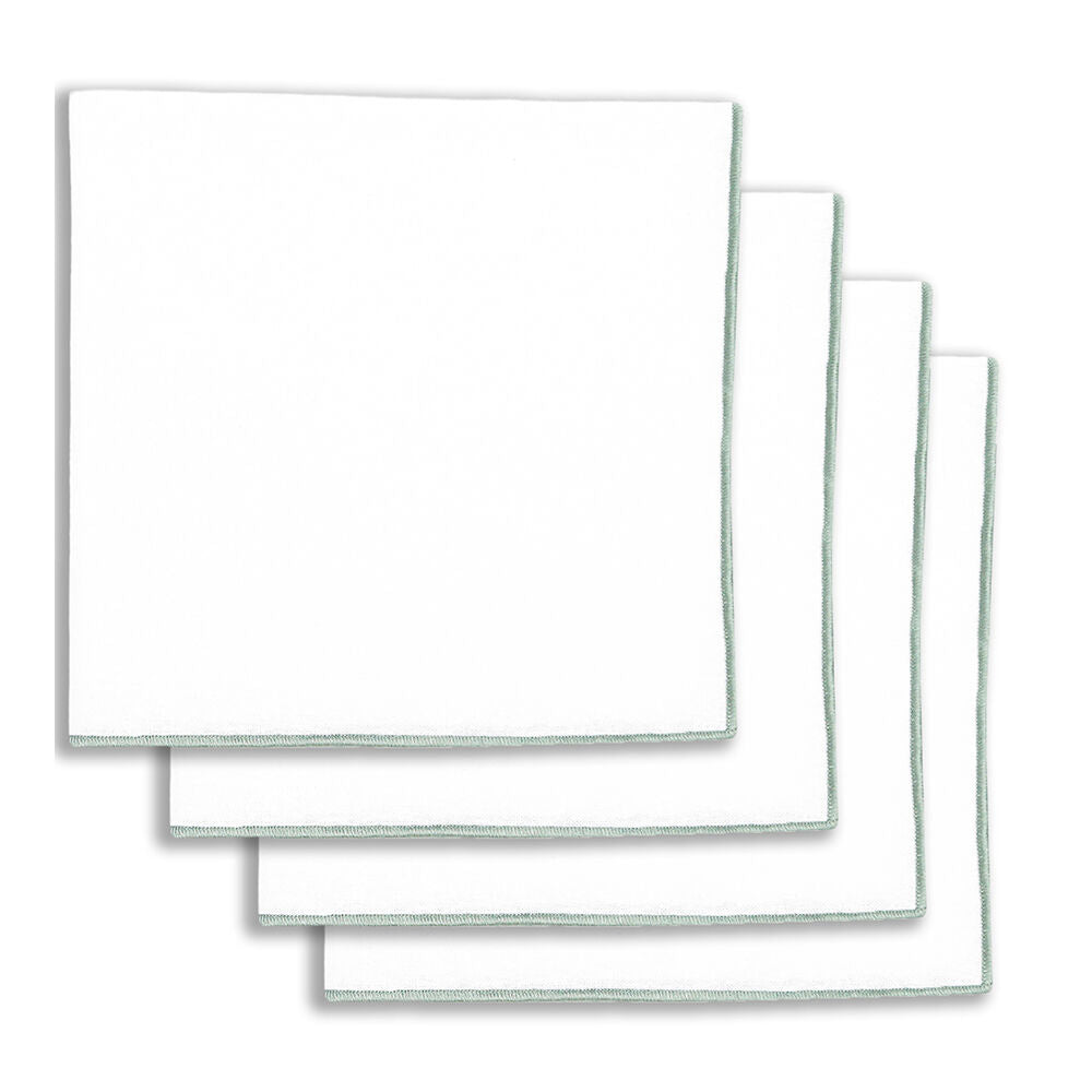 4pc NF Home & Entertaining Essentials Bourdon Napkins 45x45cm Solid Sage