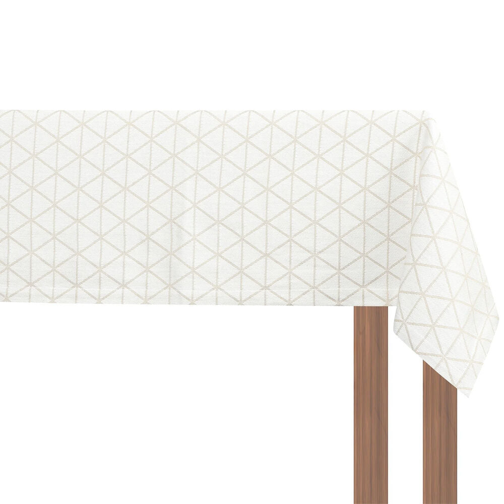 NF Home & Entertaining Essentials Jacquard Table Cloth 150x300cm Taupe