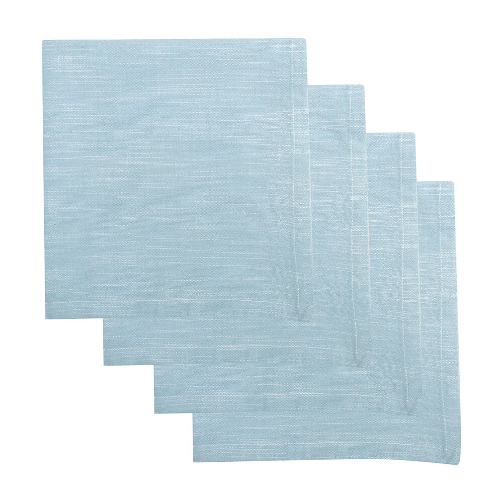 4pc NF Home & Entertaining Essentials Elysian Napkins 45x45cm Solid Blue