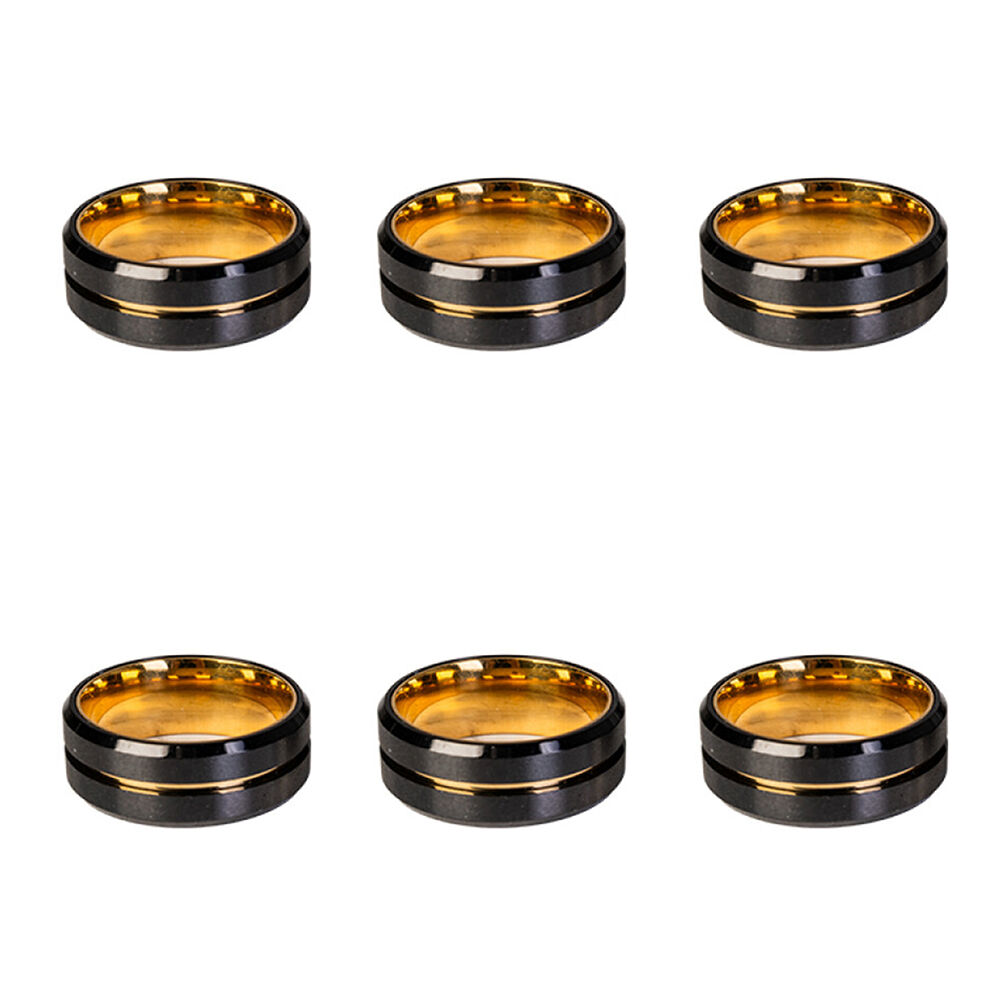 6PK Rotating Fidget Finger Ring Durable Stress Relief Continuous Use Sensory Toy Assorted