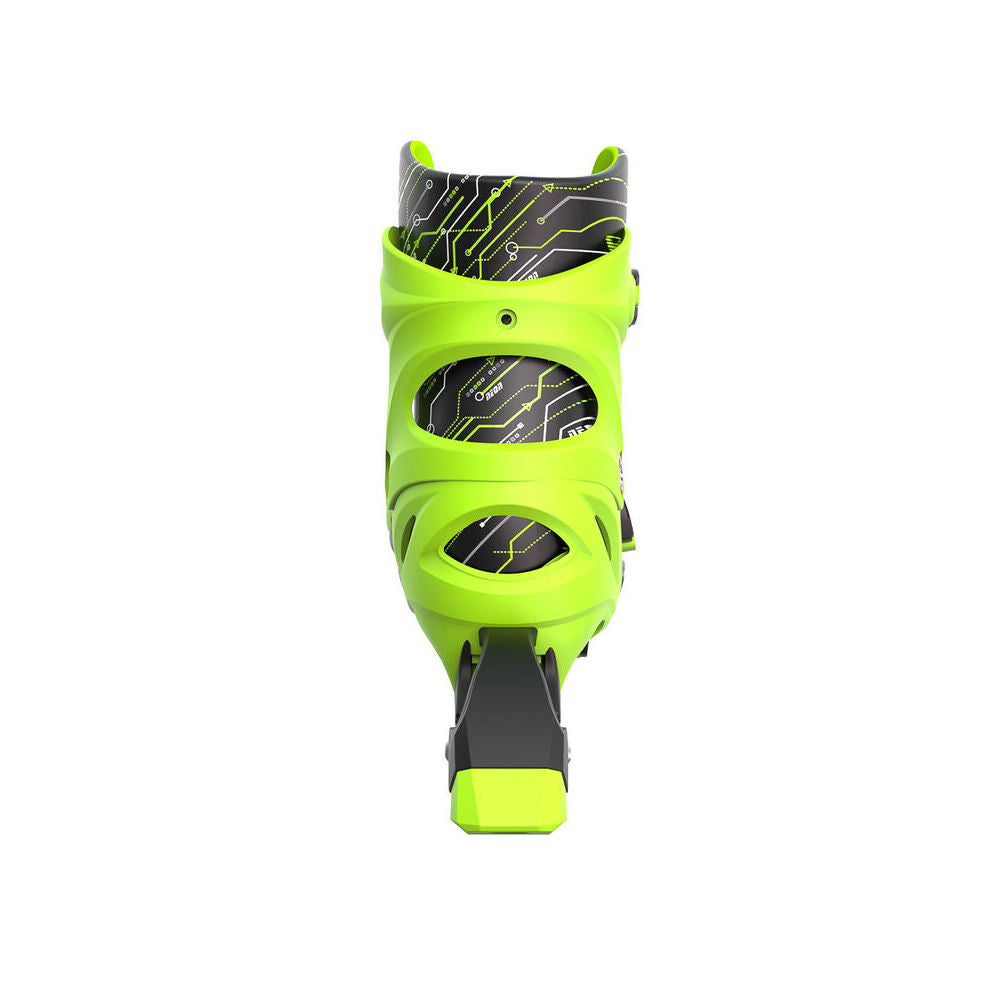 Yvolution Neon Inline Roller Skates Size 3-6 Green 5y+