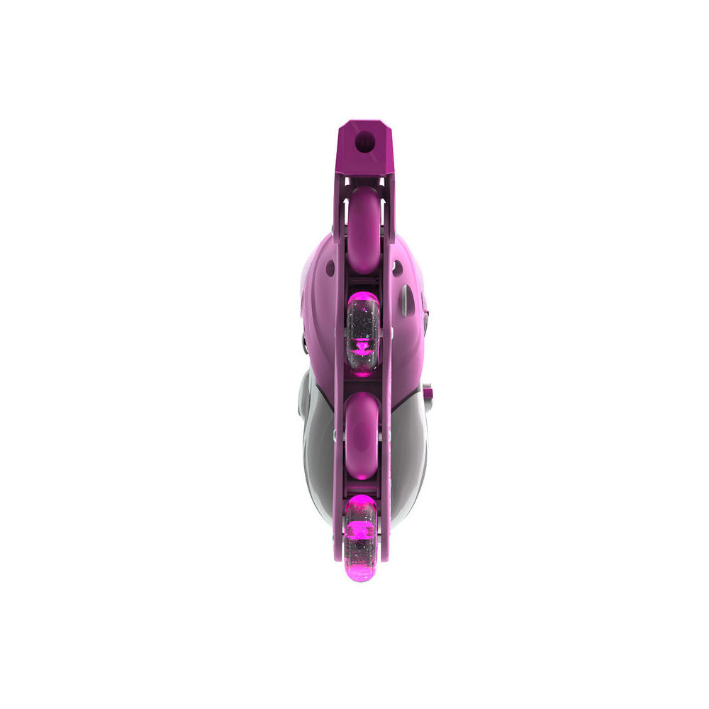 Yvolution Neon Inline Roller Skates Size 3-6 Pink 5y+