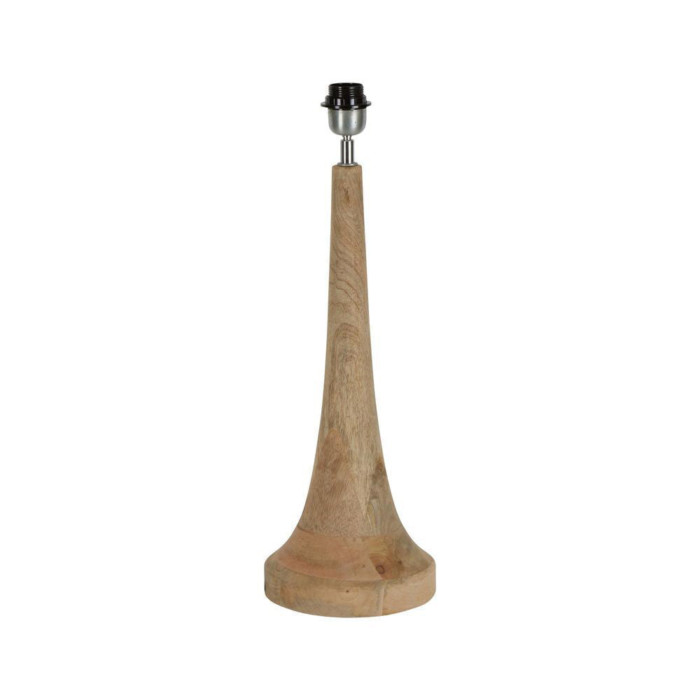 Belle Lancia Table Lamp w/ Wood Base Small 49cm - Light Natural
