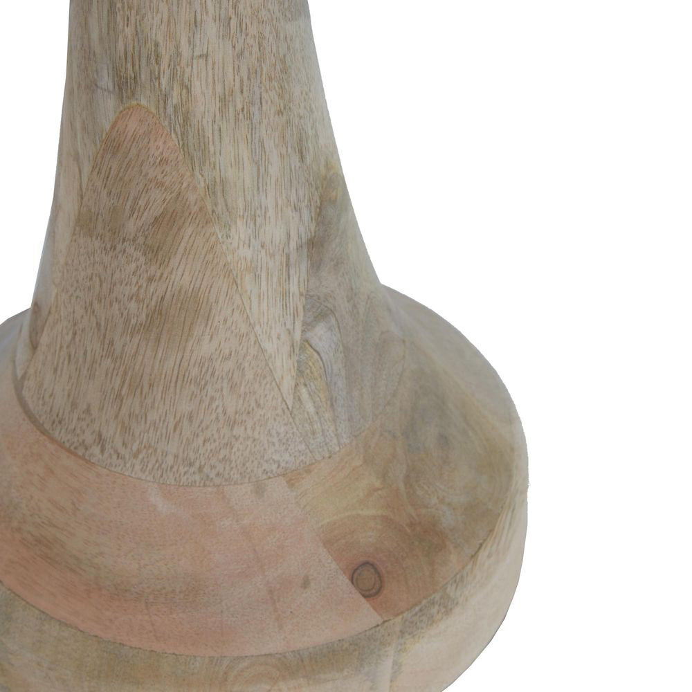 Belle Lancia Table Lamp w/ Wood Base Small 49cm - Light Natural