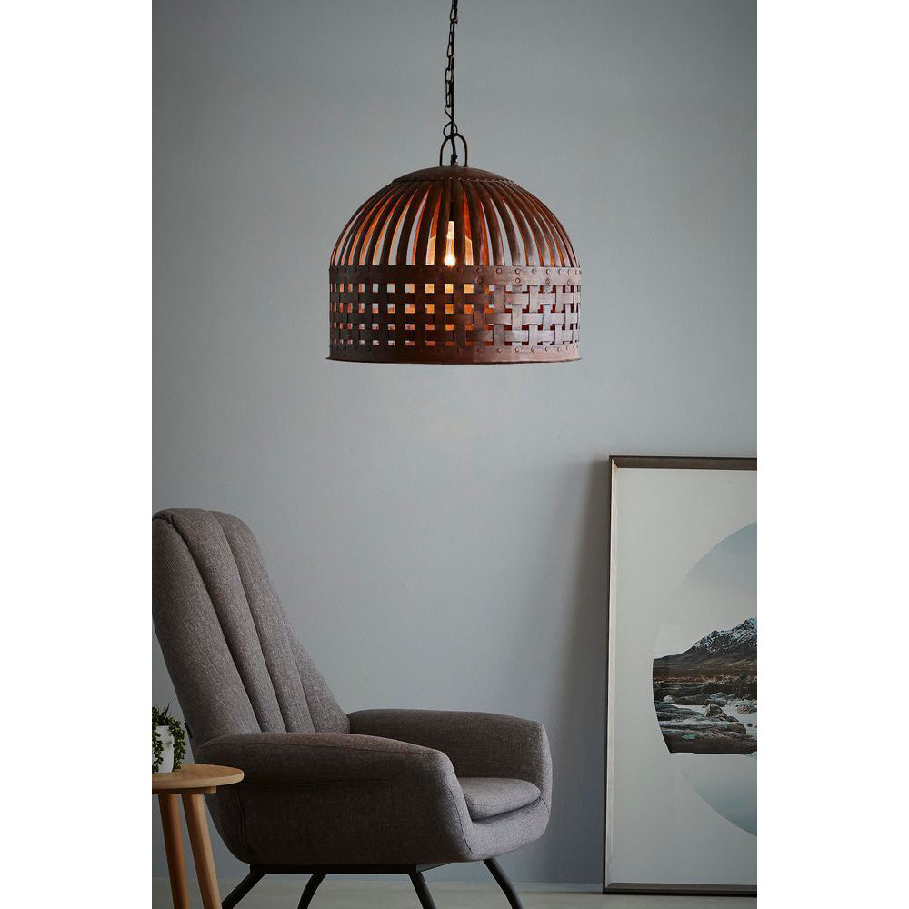 Belle Esch Iron Ceiling Pendant Light Small 33cm - Rust