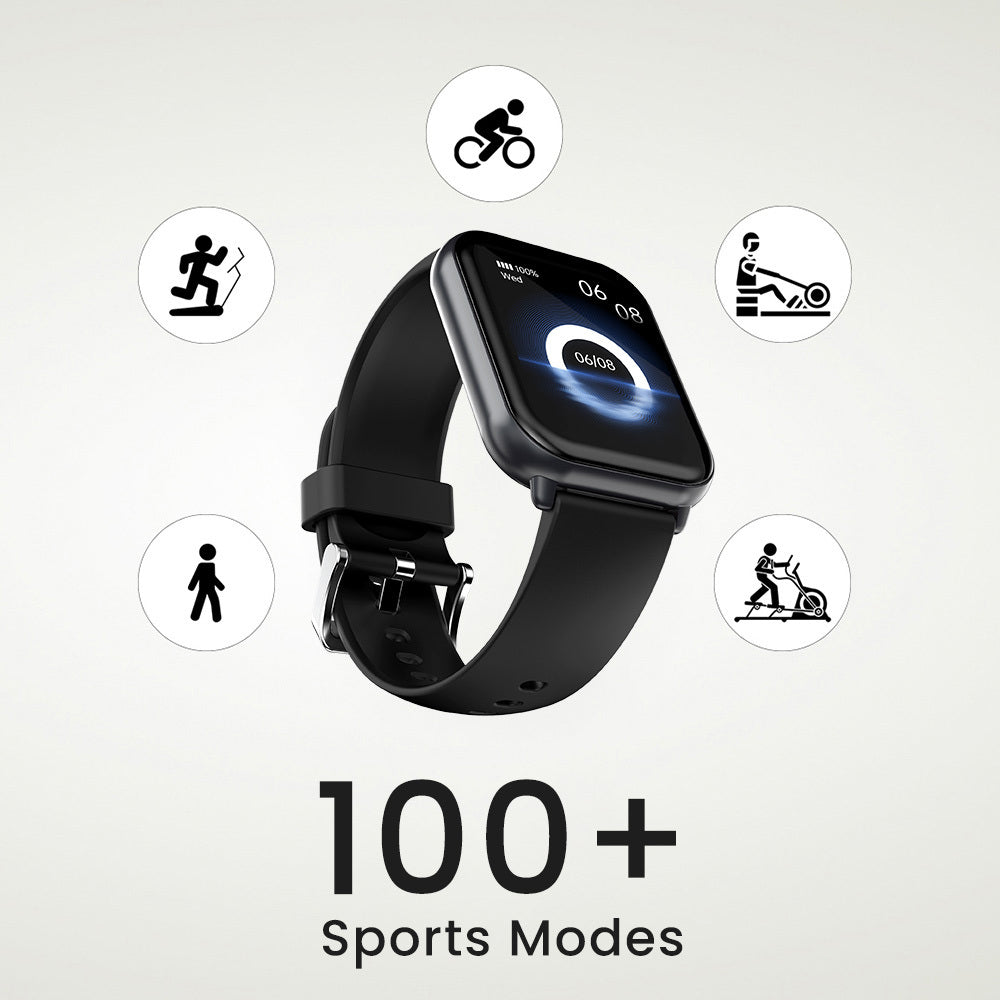 HiFuture Zone2 Everyday Smartwatch For Android4.4/iOS9 - Black