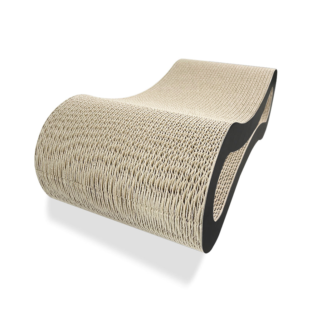 Zodiac Deluxe Pet Cat 50x23cm Scratcher Bed - Black