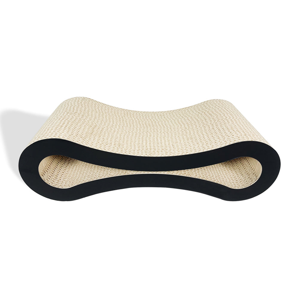 Zodiac Deluxe Pet Cat 50x23cm Scratcher Bed - Black